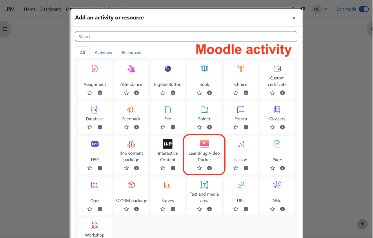 Video Tracker is a Moodle activity plugin that tracks real video watching progress Video Tracker is a Moodle activity plugin that tracks real video watching progress